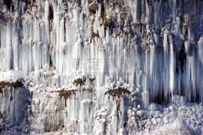 冰,组物体,白川乡,柱子,自然,寒冷,旅游目的地,水平画幅,雪,长野县