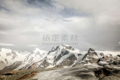 高处,地形,山脉,法尔梅尼尔,滑雪坡,天空,留白,雪,纯净,完美