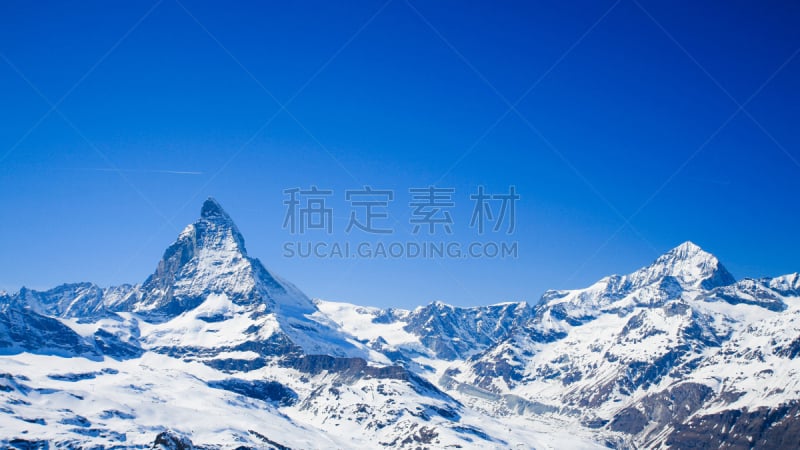 马特洪峰,天空,雪,夏天,石材,顶部,冬天,著名景点,地形,岩石