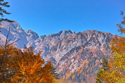 秋天,看风景,梓川,松本,飞驒山脉,日本阿尔卑斯山脉,天空,美,度假胜地,水平画幅