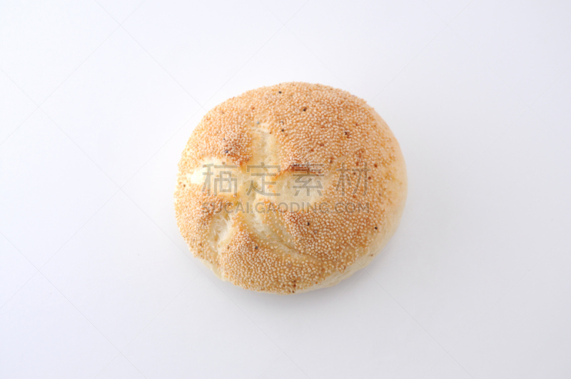 折角小面包,面包,白色背景,烤炉,法式长棍面包,褐色,饼干,水平画幅,传统,烘焙糕点