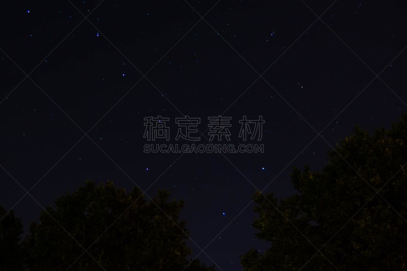 大熊座,星座,北斗七星,天空,留白,水平画幅,星星,夜晚,无人,太空