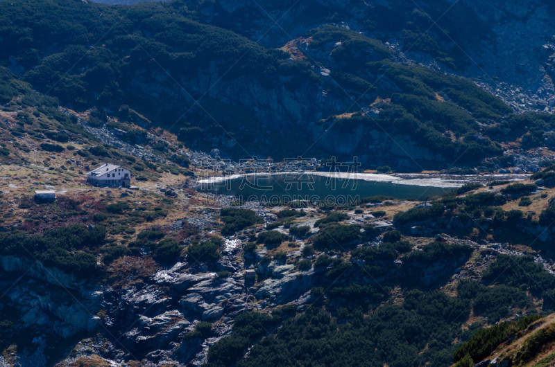 保加利亚,里拉山脉,冰河,湖,lough leane,秋天,动物群,一只动物,风景,图像