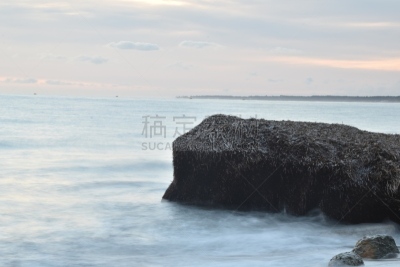 自然美,海洋,地平线,云景,太平洋岛屿,法国,环境,云,橙色,落日海滩