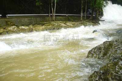 瀑布,望加锡,水平画幅,无人,湿,纯净,热带雨林,组物体,户外,苏拉威西