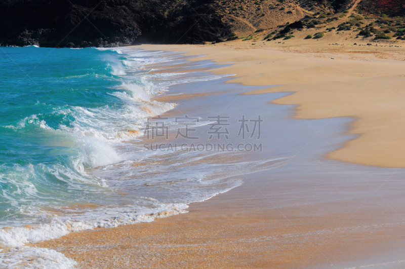 格拉西奥萨岛,海滩,加那利群岛,水,水平画幅,沙子,无人,火山地形,大西洋,大西洋群岛