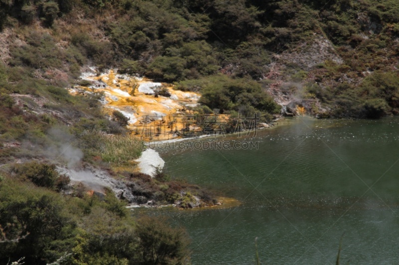 湖,罗托鲁阿,新西兰,waimangu thermal park,水,水平画幅,lake tarawera,无人,火山地形,户外