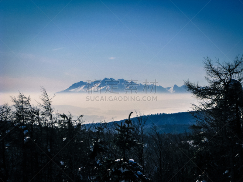 山,波兰,风景,卡尔文德尔山脉,滑雪板,雪板,天空,风,休闲活动,水平画幅