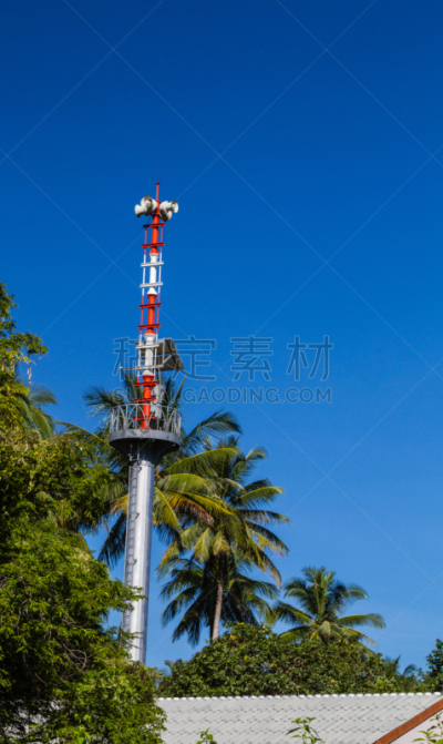 塔,海啸,垂直画幅,天空,景观设计,印度洋,无人,海港,蓝色