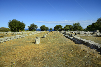 希腊,萨莫色雷斯岛,古代文明,旅游目的地,水平画幅,建筑,爱琴海,考古学,大礼堂,摄影