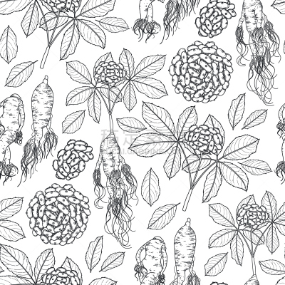 人参,式样,插画,spa美容,活力,线条,药,纺织品,香料,复古风格