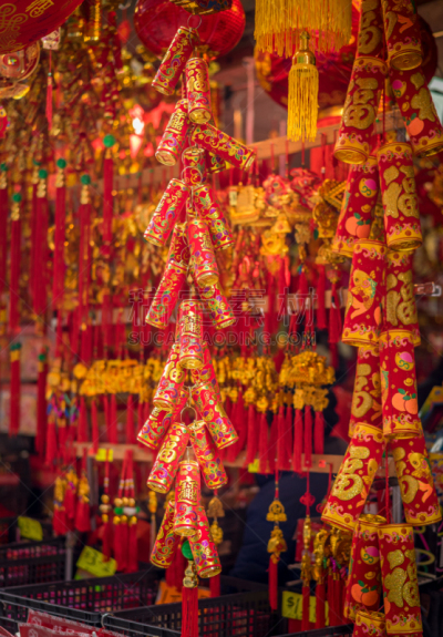 春节,色彩鲜艳,红色,纸,式样,远古的,古老的,新的,著名景点,传统