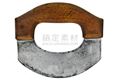 碗,剁刀,炊具刀,水平画幅,木制,古典式,背景分离,刀刃,把手,白色