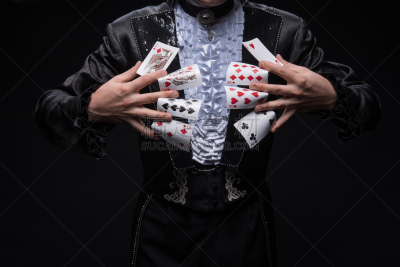 魔术师,技能,男巫,金色头发,水平画幅,人,错觉,表演者,暗色,男人