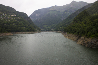 瑞士,水坝,水平画幅,防洪堤,建筑,无人,户外,黄金眼,凡赛斯卡山谷,逆境