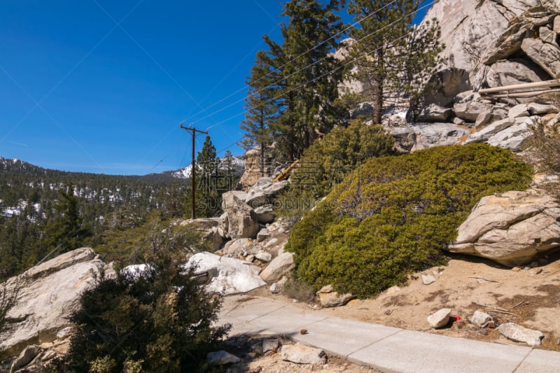 美国,山,圣吉辛托野生动物保护区,河滨县,加利福尼亚,自然,圣安地列斯断层,草地,水平画幅,地形