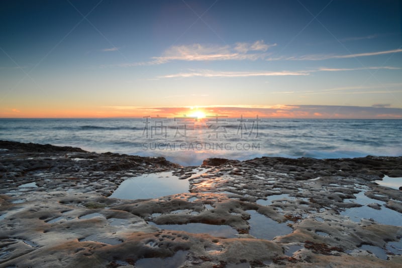 圣地亚哥,海岸线,米臣海滩,西太平洋,太平洋海滩,碧洋海滩,旧金山海洋滩,岩石海岸线,水,水平画幅