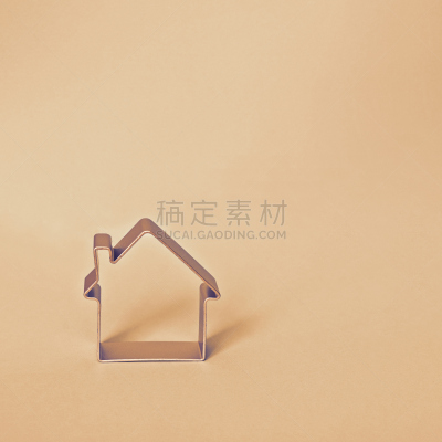 形状,房屋,小的,分离着色,米色,留白,储蓄,智慧,符号,家庭生活