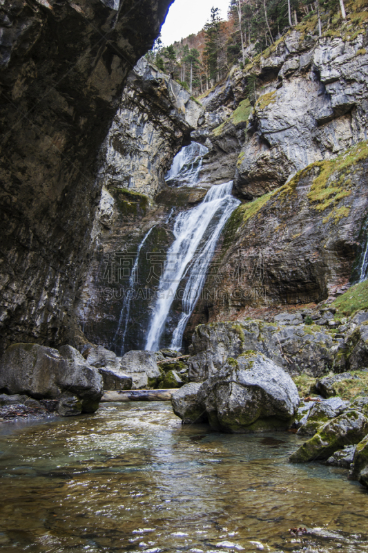 国家公园,阿拉贡,自然,秋天,垂直画幅,图像,无人,ordesa national park,户外,韦斯卡