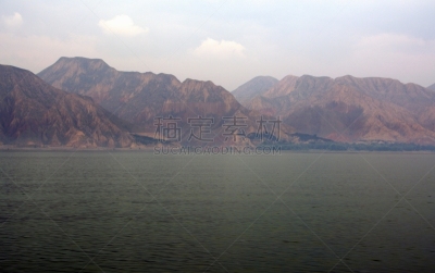 甘肃省,水库,山,中国,喀斯特,黄河,著名自然景观,陡峭,中国西北部,岩层