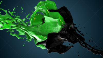 水滴,液体,黑色,绿色,点状,水,艺术,水平画幅,墨水,湿
