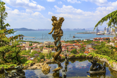 青岛,风景,自然美,山东省,潮汐,水,天空,美,公园,度假胜地