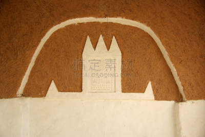 嘎达穆斯,利比亚,沙漠绿洲,柏柏尔人,绘画插图,古代文明,艺术,水平画幅,墙