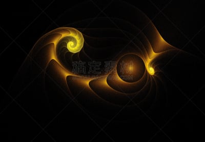 绘画插图,分形,抽象,螺线,黑色背景,梦幻运动游戏,水平画幅,纹理效果,无人,艺术品