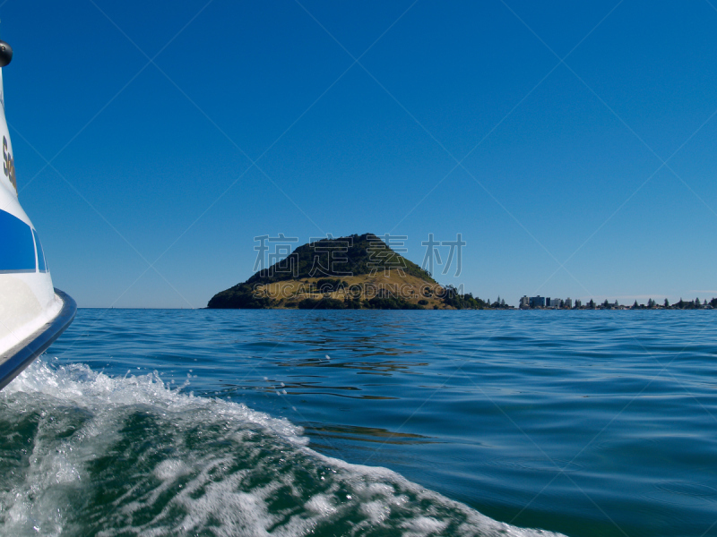 海港,陶朗加,水,天空,休闲活动,水平画幅,无人,夏天,户外,芒格努伊山