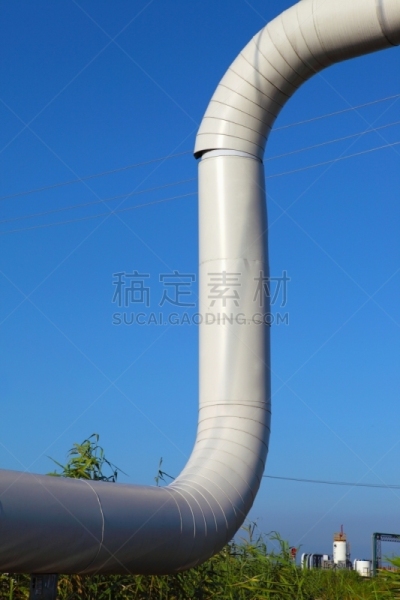 炼油厂,管道,顺序,垂直画幅,天空,导管连接器,银色,煤气管,能源,无人