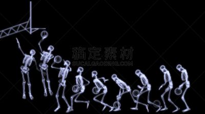 x光,人类骨架,篮球运动,射线成像,x光片,放射科专家,水平画幅,形状,绘画插图,生物学