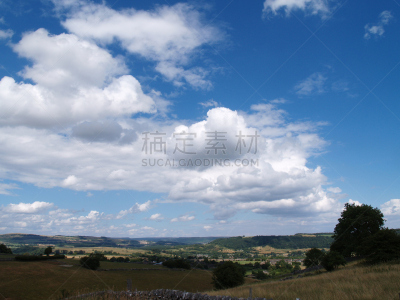 白克威,风景,在上面,维伊山谷,峰区国家公园,德比,天空,非都市风光,水平画幅,山