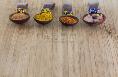 香料,多样,咖喱粉,酱油,藏红花,咖喱,芳香的,肉豆蔻,胡椒,配方