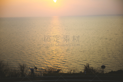 江苏省,无锡,湖,水,天空,美,水平画幅,云,无人,曙暮光