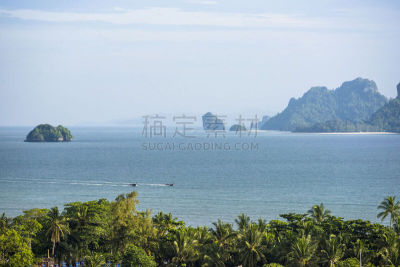 风景,海洋,悬崖,岛,旅途,热带气候,环境,云,船,海岸线
