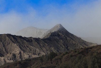 婆罗摩火山,山,火山,泗水,滕格尔火山,bromo-tengger-semeru national park,东爪哇,火山喷口,水平画幅,火山地形