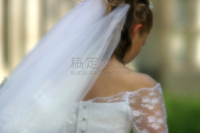 新娘,初入社交界的少女,女人,水平画幅,冠状头饰,非凡的,婚礼,婚姻,纯洁
