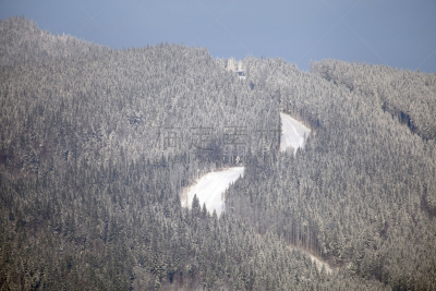 滑雪坡,冬天,山,风景,天空,度假胜地,休闲活动,水平画幅,无人,东欧