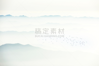 自然美,风景,雨,泰山,水平画幅,无人,鸟类,户外,气候与心情,想法