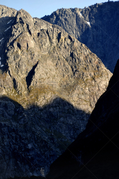 新西兰,峡湾,doubtful sound,milford track,主教法冠,米佛峡湾,垂直画幅,雪,瀑布,无人