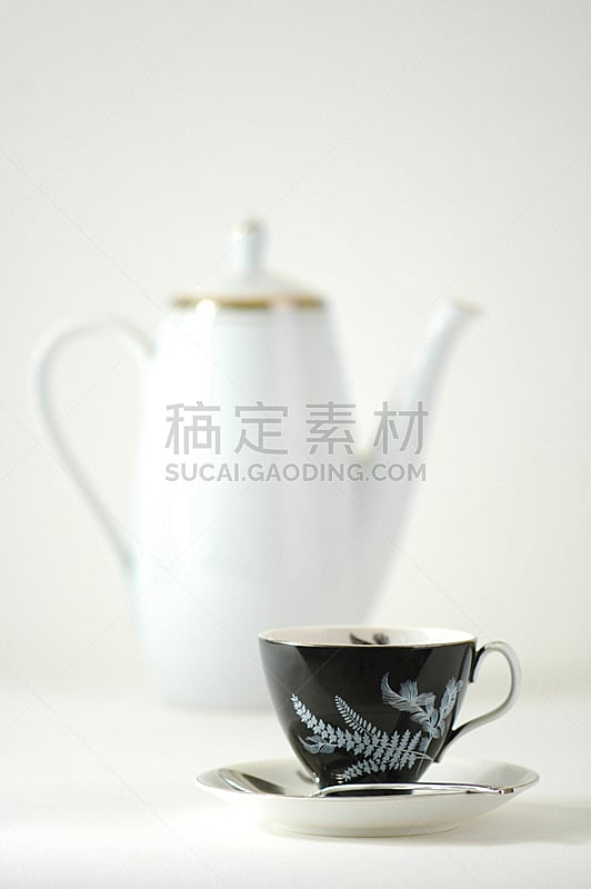 茶杯,垂直画幅,spa美容,饮料,热可可,咖啡,茶,茶壶,彩色图片,健康水疗