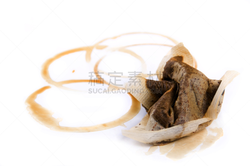 茶包,冷食类,多余,褐色,圆形,水平画幅,无人,抽象,工间休息,碾碎了的
