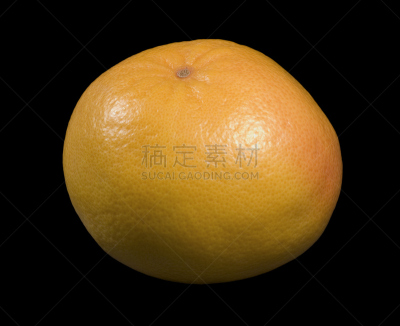 葡萄柚,留白,水平画幅,枝繁叶茂,红宝石葡萄柚,无人,生食,完美,黑色背景,柚子