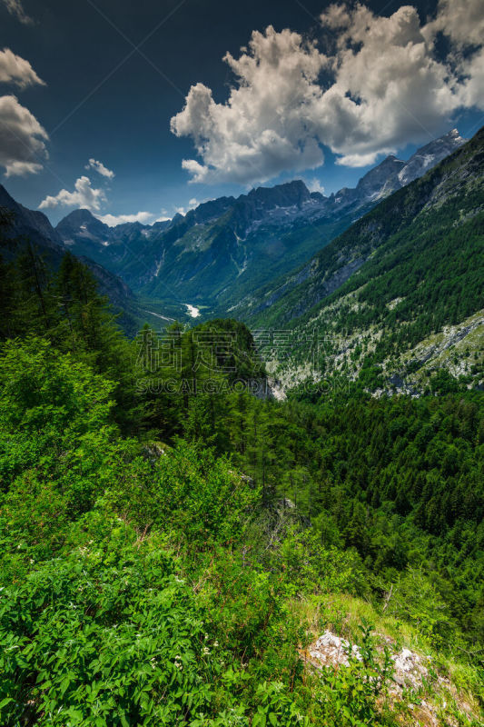 julian alps,斯洛文尼亚,风景,在上面,弗尔沙茨,垂直画幅,天空,早晨,夏天,户外