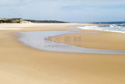 非凡的,乌拉圭,海滩,特拉华,大洋洲,寂寞,看,公亩,油漆罐,日落