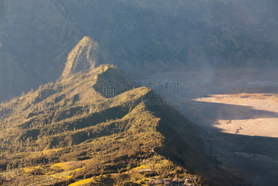 山,爪哇,火山,婆罗摩火山,东,印度尼西亚,视角,巴杜尔山,黎明,美