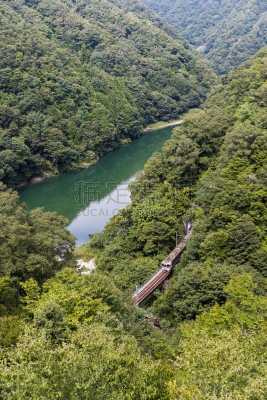 夏天,季节,绿山国家森林公园,颐达,分界线,垂直画幅,水,天空,美,长野县