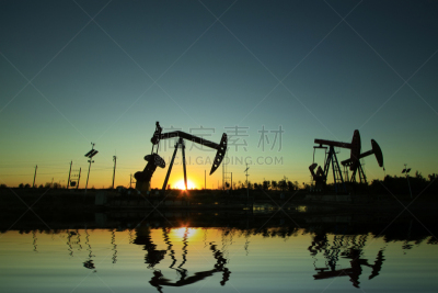 油田,特写,阳光光束,平衡,水泵,曲柄,商务,健康保健,黄昏,医疗器械
