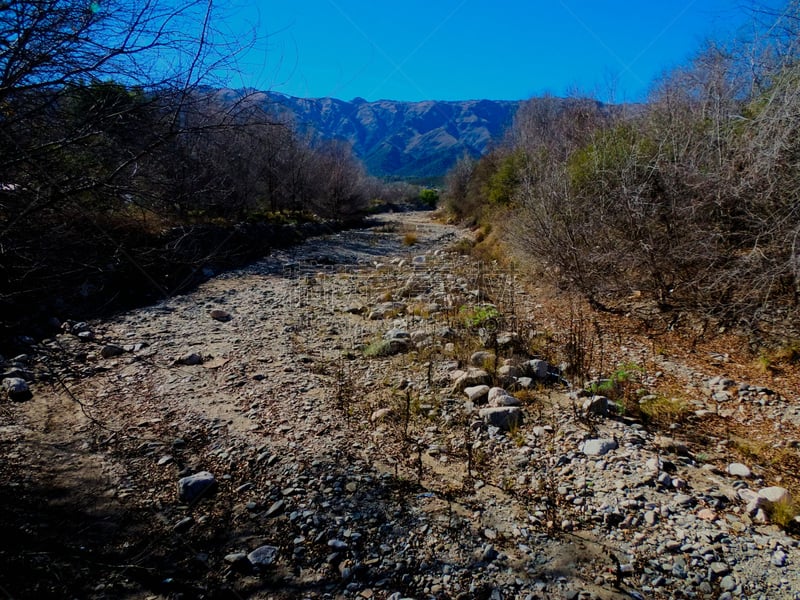 阿根廷,圣路易斯,蒂格雷,高架铁路铁轨,美,水平画幅,沙子,无人,泥土,夏天