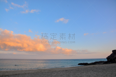 自然美,水,天空,水平画幅,沙子,无人,大西洋群岛,夏天,户外,海滩